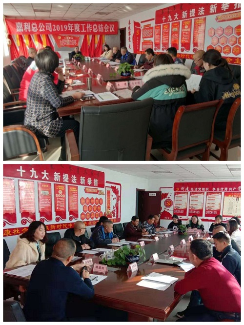 我司召开2019年工作总结会议(图1)